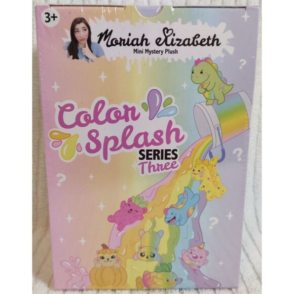 New 6" Mystery Mini Plush, Color Splash Series Three- Sealed Box - Picture 1 of 4